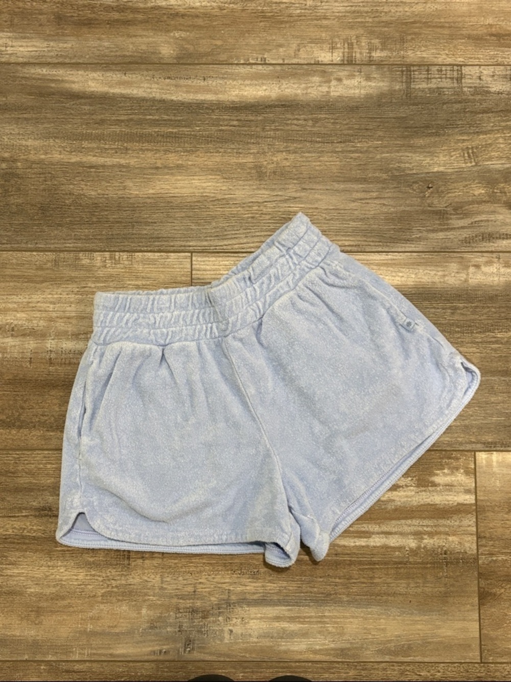 ATHLETA GIRL JUMP IN TERRY SHORTS | BLUE SIZE Girls L/12